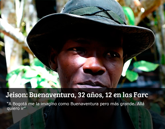 Jeison: Buenaventura, 32 años, 12 en las Farc